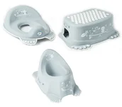 Nocniki - NOCNIK grający PODNÓŻEK nakładka na sedes SOWY SZARY - miniaturka - grafika 1