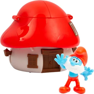 Figurka Papa Smerf i domek z czerwonym daszkiem - Figurki dla dzieci - miniaturka - grafika 1
