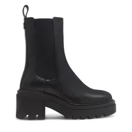 Botki damskie - Botki Gino Rossi CIRCE-RST-02G Czarny - miniaturka - grafika 1