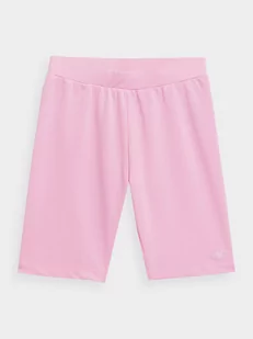 4F, Legginsy krótkie dziewczęce, 4FJSS23TTIGF051-56S, Jasny Róż, Rozmiar 158/164 - Legginsy - miniaturka - grafika 1