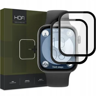 Hofi Szkło hybrydowe na ekran Hybrid Pro+ do Huawei Watch Fit 3, z czarną ramką, 2 sztuki - Akcesoria do smartwatchy - miniaturka - grafika 1
