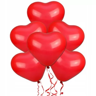 Balony serca czerwone, 20 szt. - Balony i akcesoria - miniaturka - grafika 1