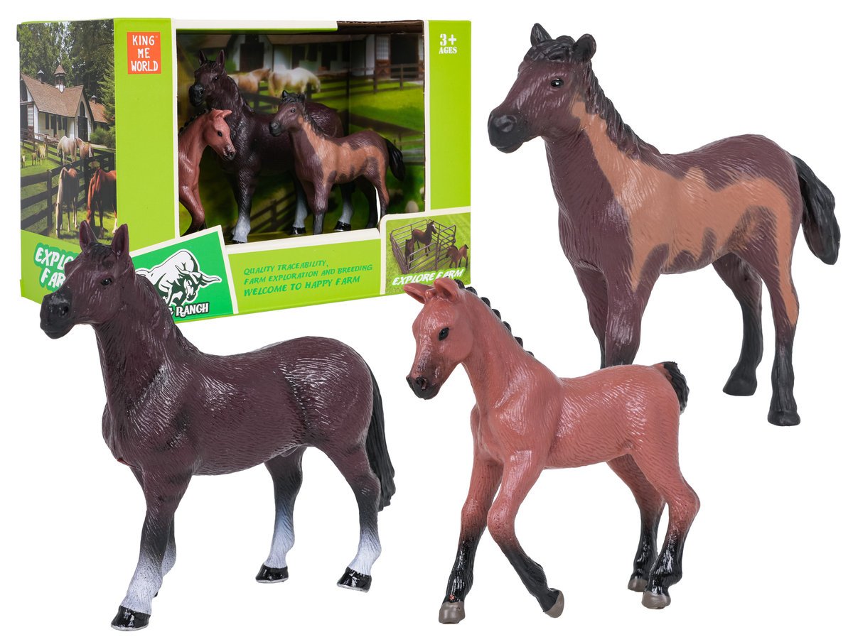 Zestaw Figurek Koni do Zabawy