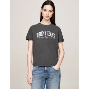 Tommy Jeans T-shirt VARSITY | Regular Fit - Koszulki i topy damskie - miniaturka - grafika 1