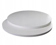 Dodatki do ciast w proszku - PODKŁAD POD TORT BIAŁY 26 cm OKRĄGŁY GRUBY DO STYLU ANGIELSKIEGO - miniaturka - grafika 1