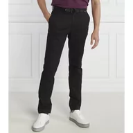 Spodnie męskie - Calvin Klein Spodnie chino + pasek MODERN TWILL | Slim Fit - miniaturka - grafika 1