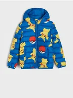 Kurtki i płaszcze dla chłopców - Sinsay - Kurtka pikowana Pokemon - mid blue - miniaturka - grafika 1