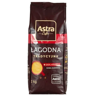 Astra Kawa ziarnista Łagodna Tradycyjna 1kg - Kawa - miniaturka - grafika 1