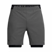 Spodenki męskie - Męskie spodenki treningowe Under Armour UA Vanish Woven 2in1 Shorts - szare - miniaturka - grafika 1