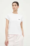 Koszulki sportowe damskie - Reebok t-shirt damski kolor biały - miniaturka - grafika 1