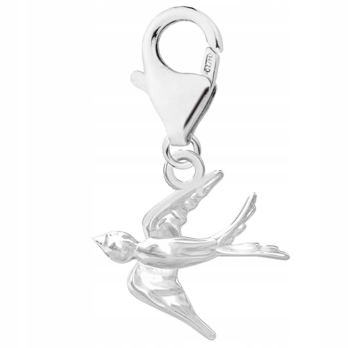 Zawieszka wisząca Jaskółka Ptak srebro 925