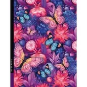 Szkolne artykuły papiernicze - Notatnik 128x165/48K linia motyle FRESH - miniaturka - grafika 1