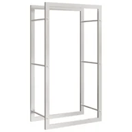 Wózki magazynowe - vidaXL Stojak na drewno opałowe, 50x28x94 cm, stal nierdzewna - miniaturka - grafika 1