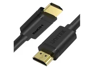 Kable komputerowe i do monitorów - UNITEK przewód BASIC HDMI v2.0 Y-C139M gold 3M - miniaturka - grafika 1