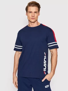 Koszulki męskie - Fila T-Shirt Barstow FAM0079 Granatowy Relaxed Fit - grafika 1