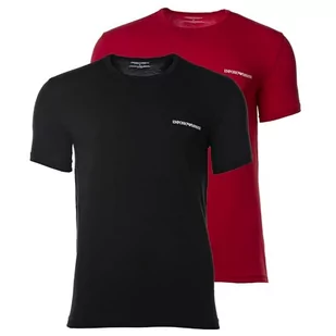 Emporio Armani T-shirt męski (2 sztuki), czarny/czerwony, M - Koszulki męskie - miniaturka - grafika 1