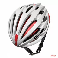 Kaski rowerowe - Kask Carrera Nitro biało/czerwony - miniaturka - grafika 1