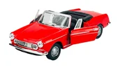 Samochody i pojazdy dla dzieci - WELLY OLD TIMER PEUGEOT 404 CABRIOLET BEZ DACHU CZERWONY 1:34 SAMOCHÓD NOWY METALOWY MODEL - miniaturka - grafika 1