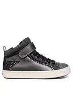 Buty dla dziewczynek - Geox Sneakersy J Kalispera Girl J944GM 0AJGN C0062 M Szary - miniaturka - grafika 1