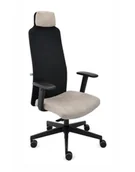 Fotele i krzesła biurowe - Fotel Mike B Grospol -biurowy, siatkowy, obrotowy, wygodny dla kręgosłupa, z zagłówkiem - miniaturka - grafika 1