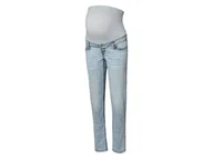 Spodnie ciążowe - esmara® Jeansy ciążowe, straight fit, z niskim stanem (Jasnoniebieski, 40) - miniaturka - grafika 1
