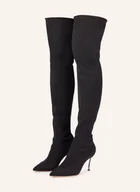 Kozaki damskie - Casadei Kozaki Za Kolano schwarz - miniaturka - grafika 1