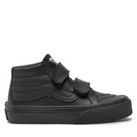 Buty dla chłopców - Sneakersy Vans Sk8-Mid Resissue VN000CYBHF91 Czarny - miniaturka - grafika 1