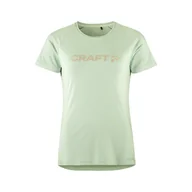 Koszulki i topy damskie - Damska Koszulka z krótkim rękawem CRAFT CORE ESSENCE LOGO TEE W 1911785-602000 – Zielony - miniaturka - grafika 1