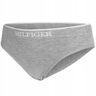 TOMMY HILFIGER BIKINI DAMSKIE MAJTKI 1P SZARE r.M - Majtki damskie - miniaturka - grafika 1
