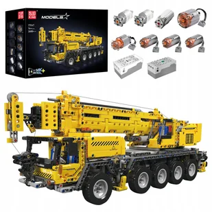 KLOCKI MOULD KING 17047 CIĘŻARÓWKA Z DŹWIGIEM MECHANICAL CRANE C+ 2688 EL. - Klocki - miniaturka - grafika 1