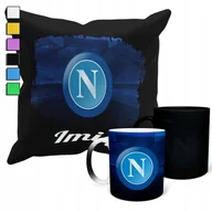 Gadżety dla niej i dla niego - ZESTAW KUBEK MAGICZNY ZMIENIAJĄCY KOLOR + POSZEWKA NAPOLI+ IMIĘ - miniaturka - grafika 1