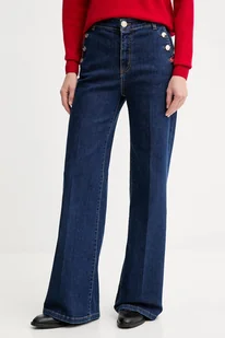 Fracomina jeansy damskie kolor granatowy FR25WV2025D45002 - Spodnie damskie - miniaturka - grafika 1