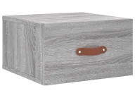 Szafki nocne - Wisząca szafka nocna szary dąb sonoma - Brexi - miniaturka - grafika 1