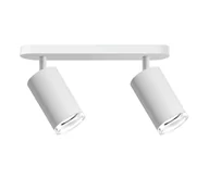 Lampy sufitowe - Łazienkowe oświetlenie punktowe TURYN 2xGU10/10W/230V IP44 białe - miniaturka - grafika 1