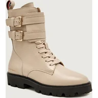 Botki damskie - Tommy Hilfiger Skórzane botki - miniaturka - grafika 1