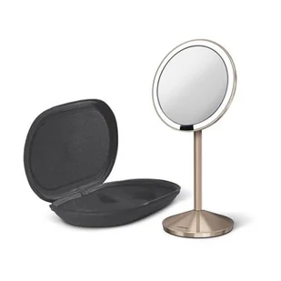 SimpleHuman Lustro kosmetyczne sensorowe mini różowe złote - Lustra - miniaturka - grafika 3