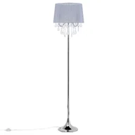 Lampy stojące - Beliani Lampa stojaca jasnoszara EVANS - miniaturka - grafika 1