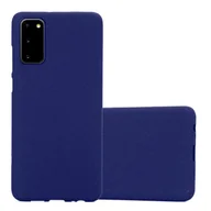 Etui i futerały do telefonów - Etui Pokrowiec Do Samsung Galaxy S20 Obudowa w FROST CIEMNY NIEBIESKI TPU Silikon Case Cover Ochronny Plecki Cadorabo - miniaturka - grafika 1