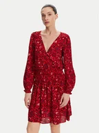 Sukienki - Pepe Jeans Sukienka codzienna Cecile PL953669 Czerwony Regular Fit - miniaturka - grafika 1