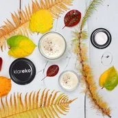 Świece - Klareko Pachnące Świecidło Większe zapachowa świeca sojowa Cynamon &amp; Goździki 200g - miniaturka - grafika 1