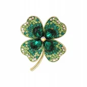 Broszki - BROSZKA ozdoba do ubrań na prezent KONICZYNKA na szczęście kolor zielony - miniaturka - grafika 1