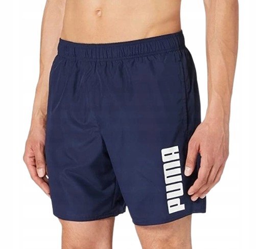 Puma Wiązane Kąpielówki Męskie Z Logo L 3Z3E5_A* L 3Z3
