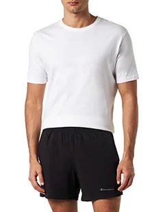 Champion Męska sportowa koszulka C-Sport Quick Dry z małym logo 12,7 cm szorty, czarna, L - Spodenki damskie - miniaturka - grafika 1
