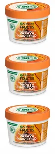Garnier Fructis Papaya Hair Food maseczka regenerująca do włosów zniszczonych 390 ml - Maski do włosów - miniaturka - grafika 1