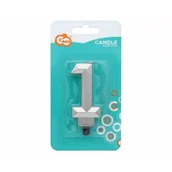 Urodziny dziecka - Godan Świeczki urodzinowe cyferki 1 diament - miniaturka - grafika 1