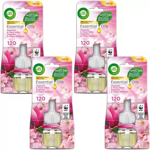 Zestaw Air Wick Electrical Magnolia i Kwiat Wiśni Odświeżacz 4*19ml Wkład - Odświeżacze powietrza - miniaturka - grafika 1