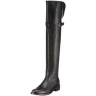 Kozaki damskie - Buffalo London 111552 LONG 2 N COW BLACK 01, damskie kozaki, czarne (BLACK 01), EU 36 - miniaturka - grafika 1