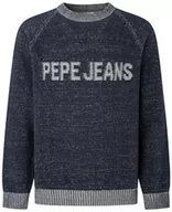 Koszulki męskie - Pepe Jeans Koszulka męska Stepney, Niebieski (Dulwich), S - miniaturka - grafika 1