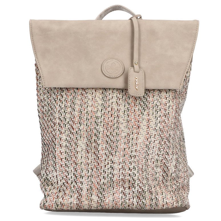 Rieker H1386-94 MULTI plecak damski beżowy