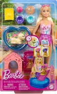 Lalki dla dziewczynek - Barbie Puppy Pool Party z akcesoriami zmiana kolor - zabawka - miniaturka - grafika 1